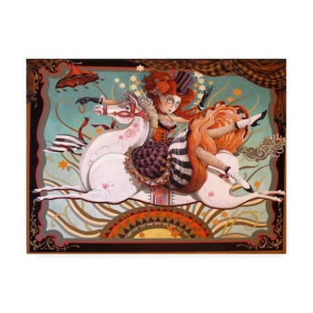 David Galchutt 'Sowing Her Wild Oats' Canvas Art,14x19